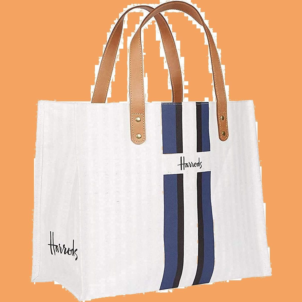 ハロッズ コットン トートバッグ ショッピングバッグ ショルダーバック