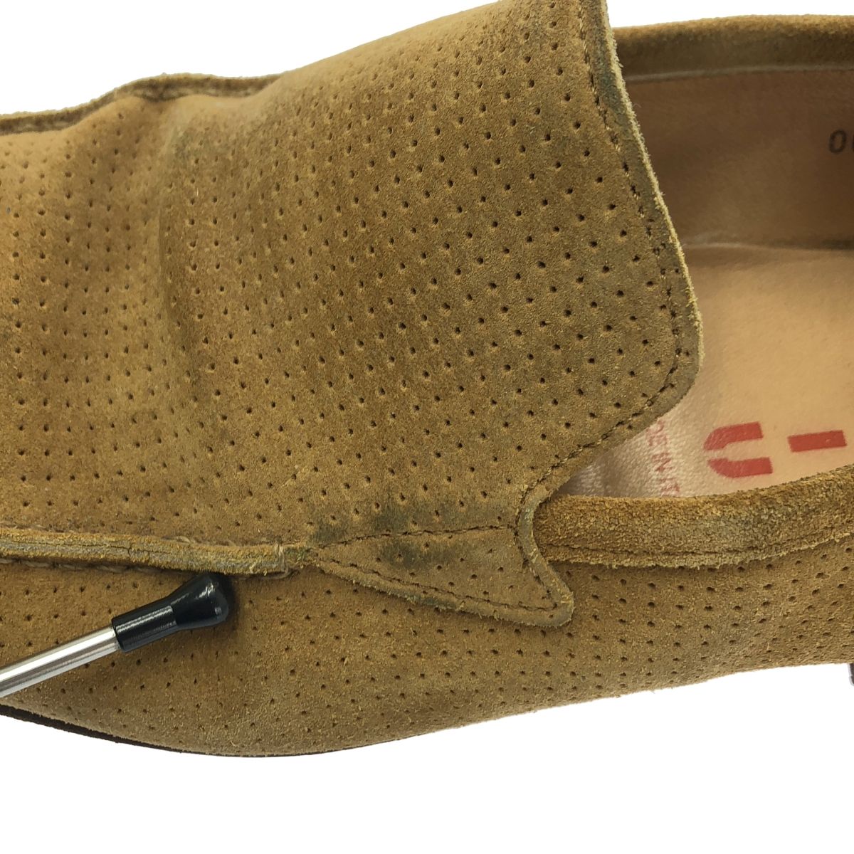  miu ミュウミュウ スクエアトゥ レザー シューズ 7 1 2 キャメル メンズ その他 靴