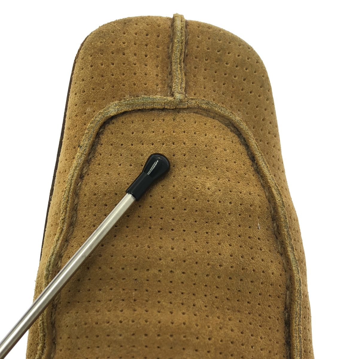 スクエアトゥ レザー