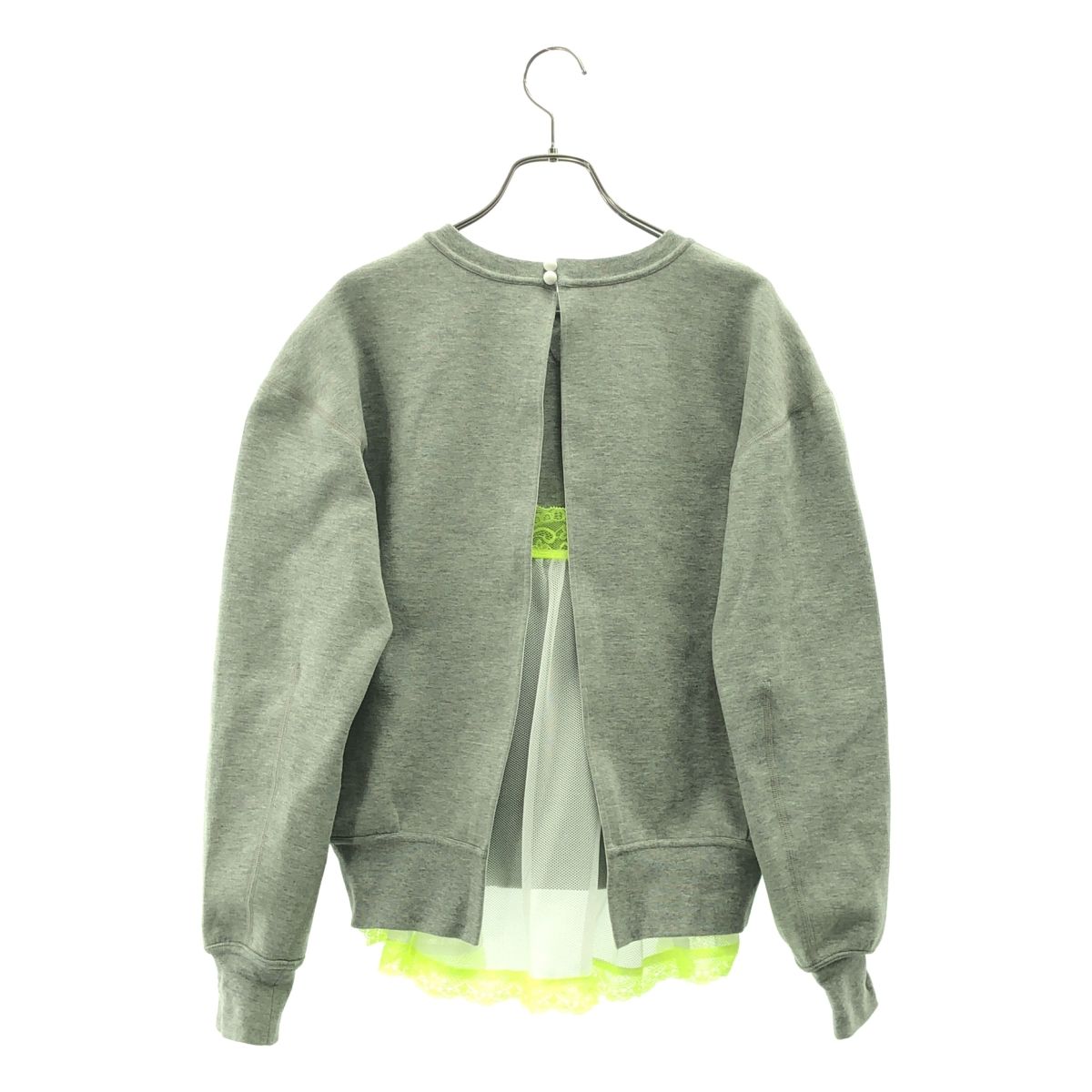 sacai / サカイ | × NIKE レース切替 スウェット プルオーバ | XS