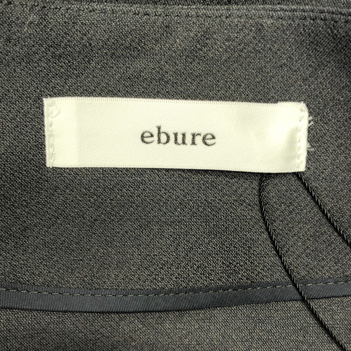 美品】 ebure / エブール | クリアダブルクロス ベルテッドペプラム