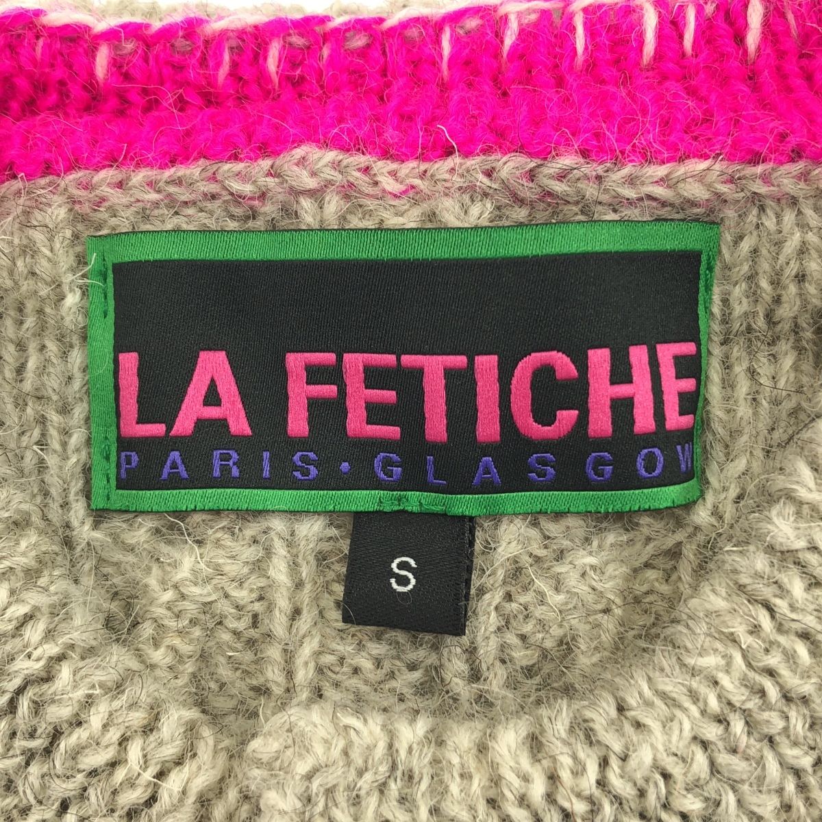 美品】 LA FETICHE / ラフェティッシュ | LISETTA ウール ケーブル編み  