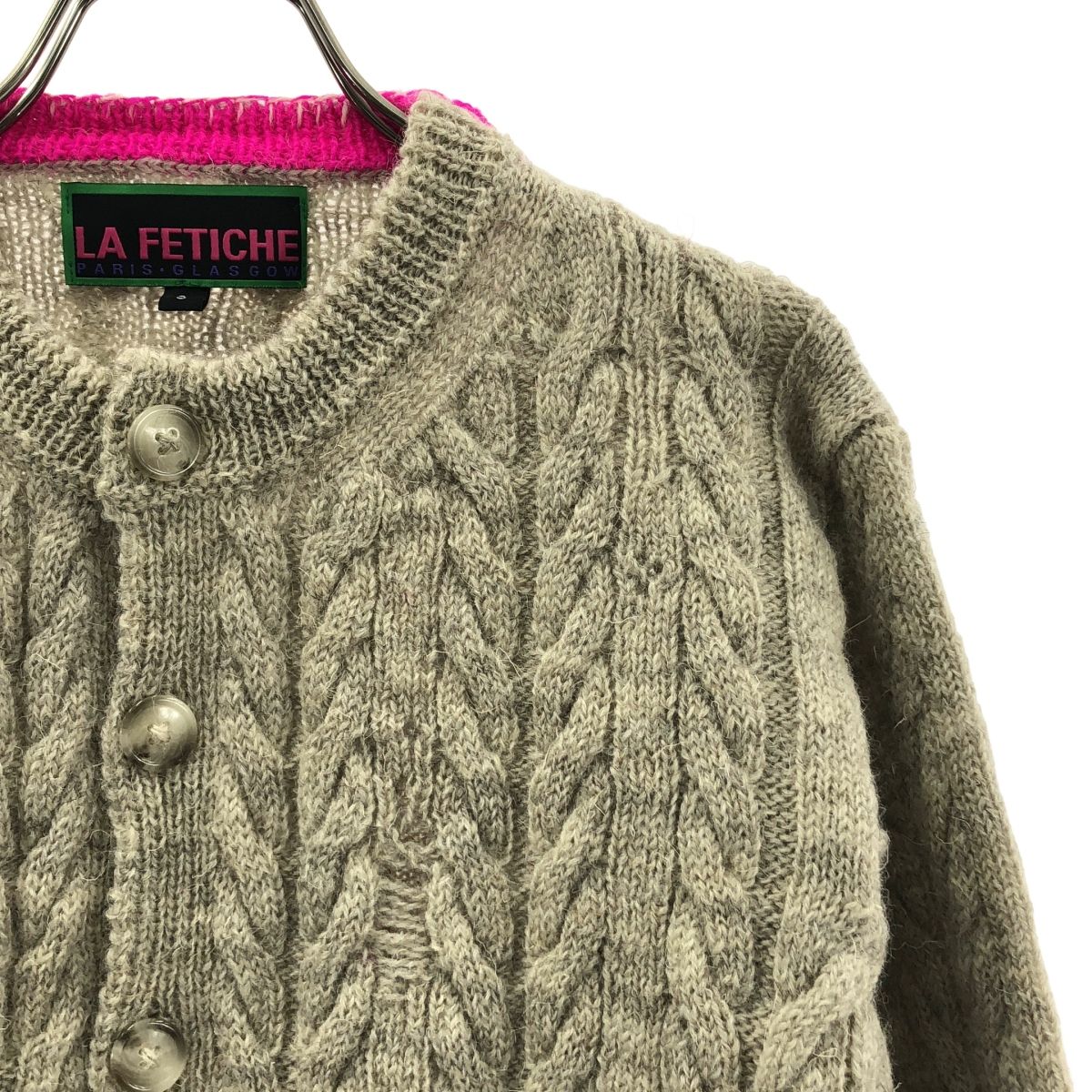 美品】 LA FETICHE / ラフェティッシュ | LISETTA ウール ケーブル編み  
