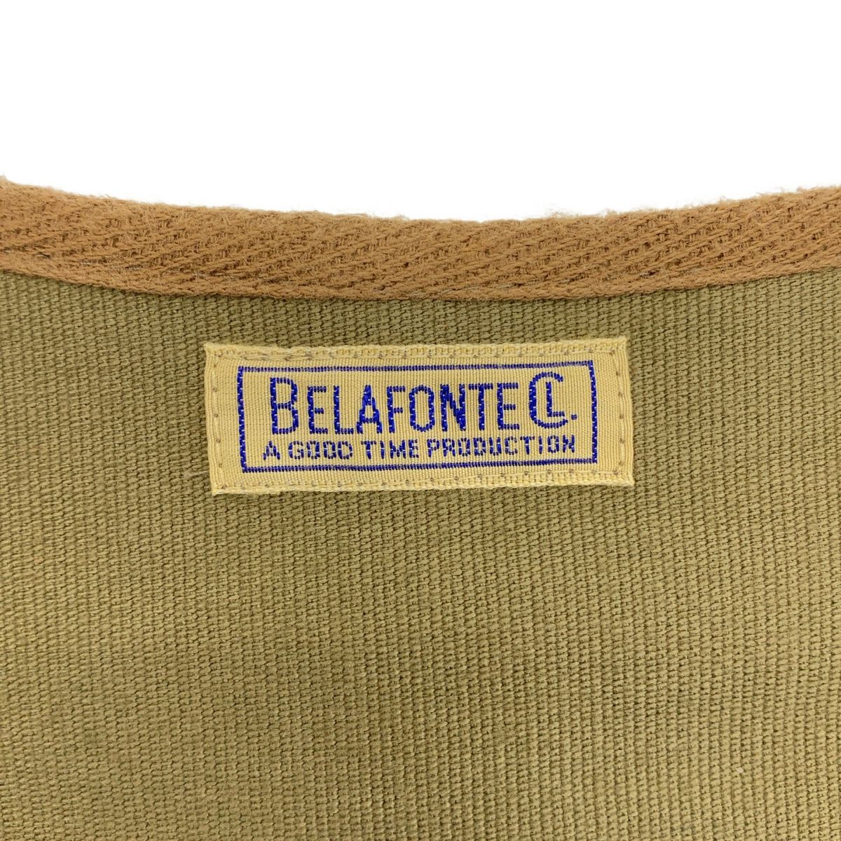 BELAFONTE / ベラフォンテ | コットン ハンティングベスト | M
