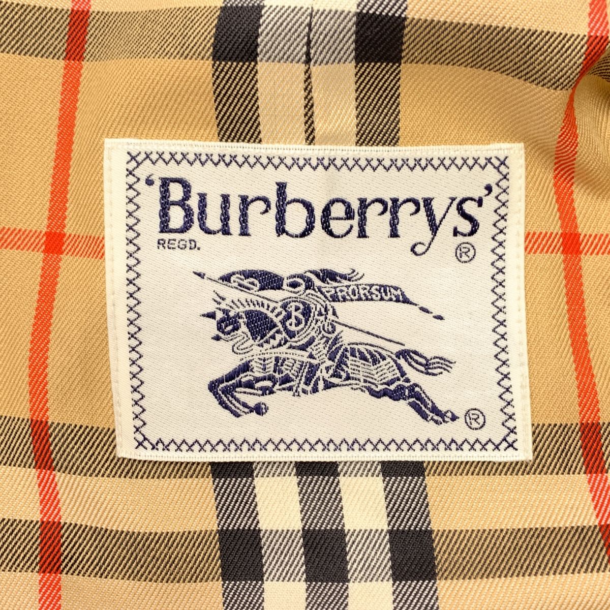 バーバリー Burberrys ヴィンテージ 白タグ 裏地ノバチェック　M Burberrys / バーバリー | 1990s | ヴィンテージ 白タグ 裏地ノバ