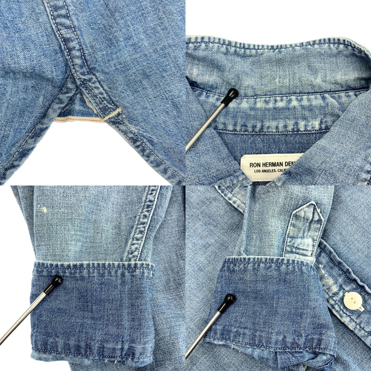 Ron Herman / ロンハーマン | ヴィンテージ・ペンキ加工 デニム シャツ