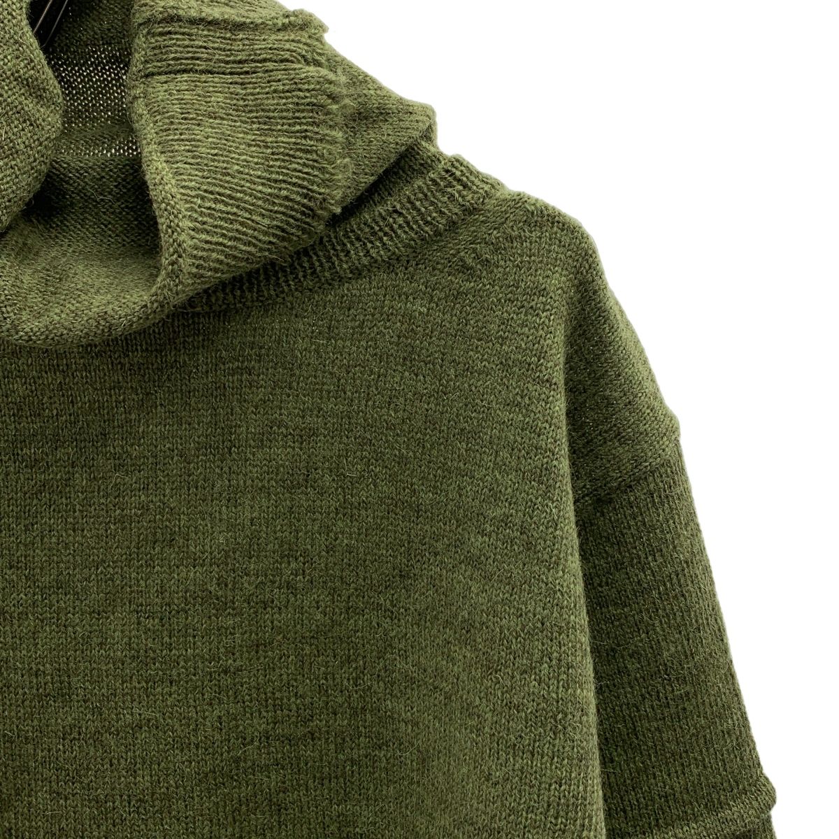 AMBUSH / アンブッシュ | ウール ダメージ加工 タートルネック ニット 