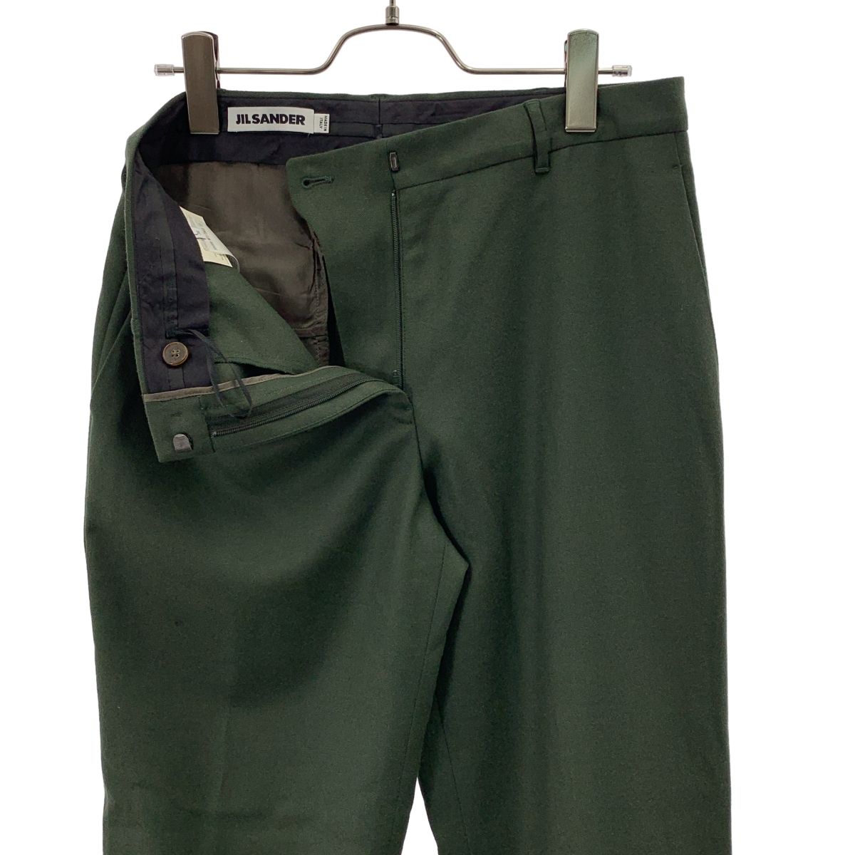 JIL SANDER / ジルサンダー | ウール カシミヤ スラックス パンツ | 36