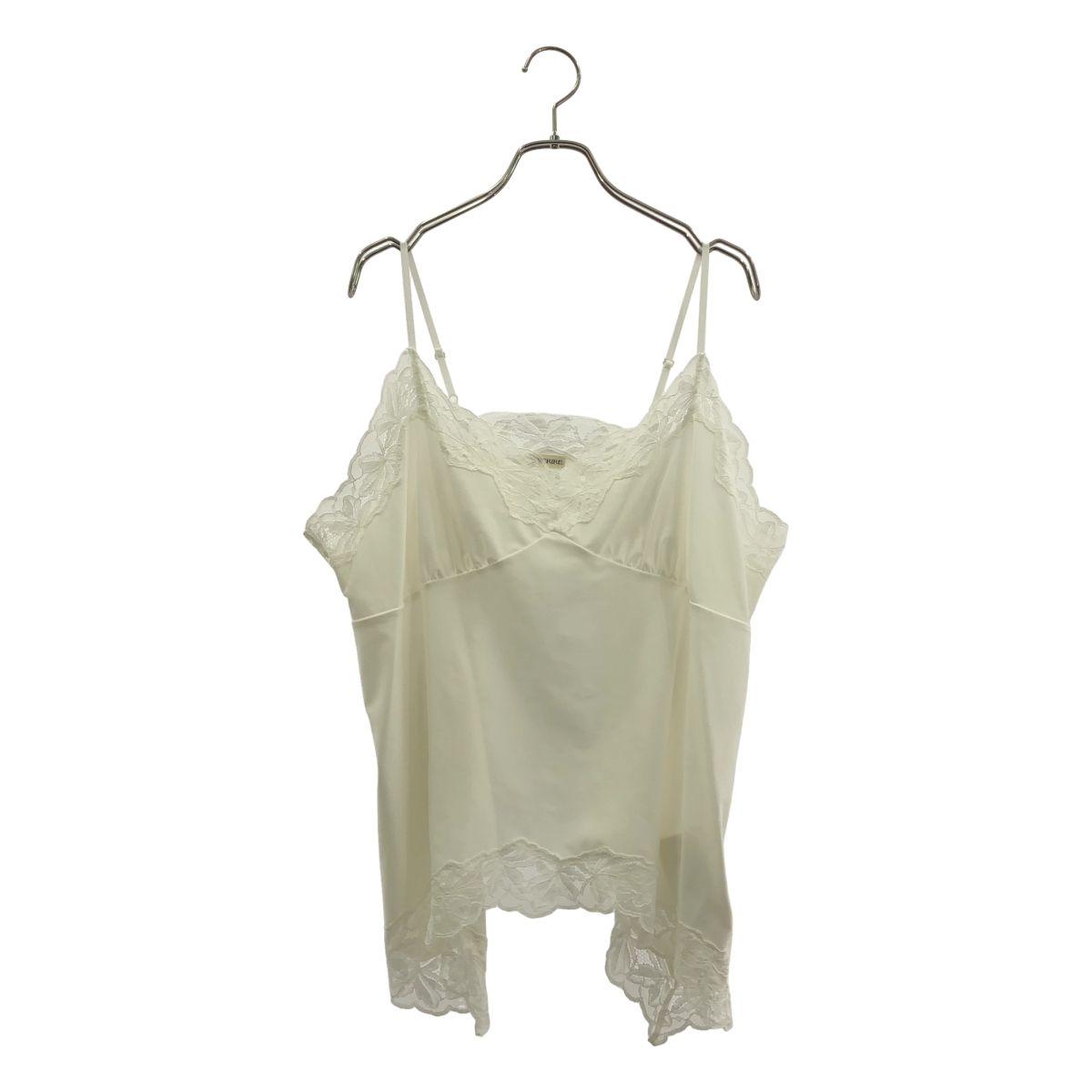 アンスクリア Lingerie Camisole レース キャミソール 38 ホワイト レディース