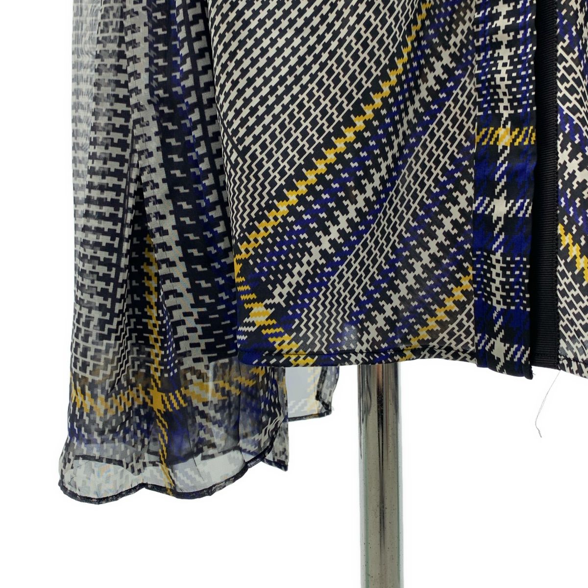 sacai / サカイ | ニット ドッキング プルオーバー シャツ ワンピース