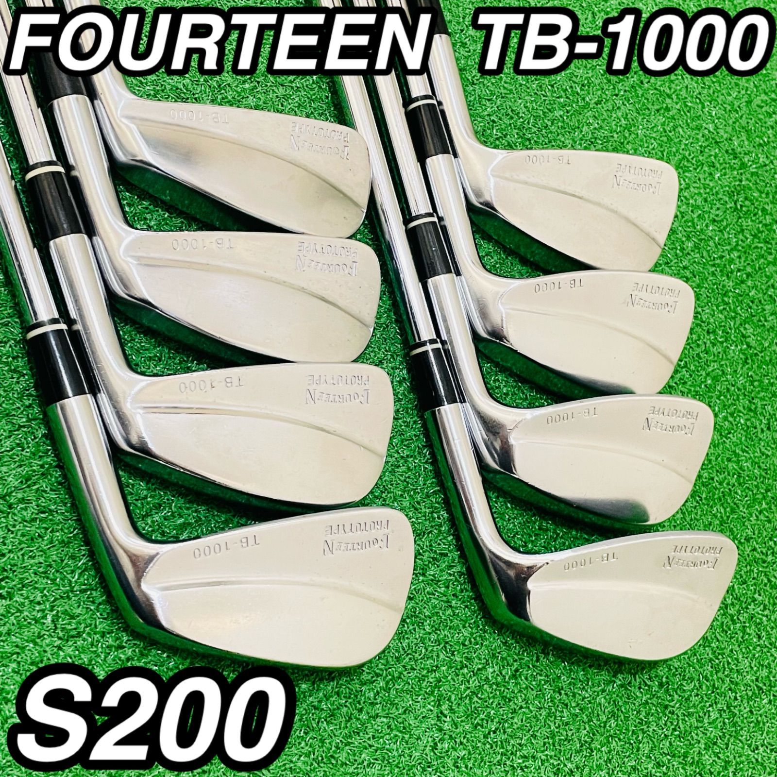 9468 TB 1000 フォーティーン プロトタイプ Dynamic G ダイナミックゴールド S 200 メンズ 右利き アイアン8本セット