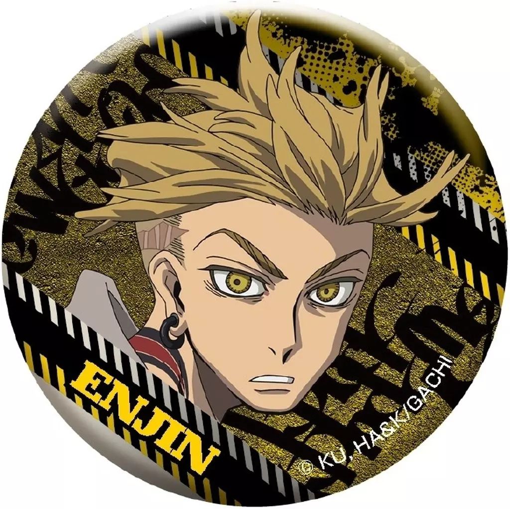 中古】バッジ・ビンズ エンジン メタリック缶バッジ 「ガチアクタ