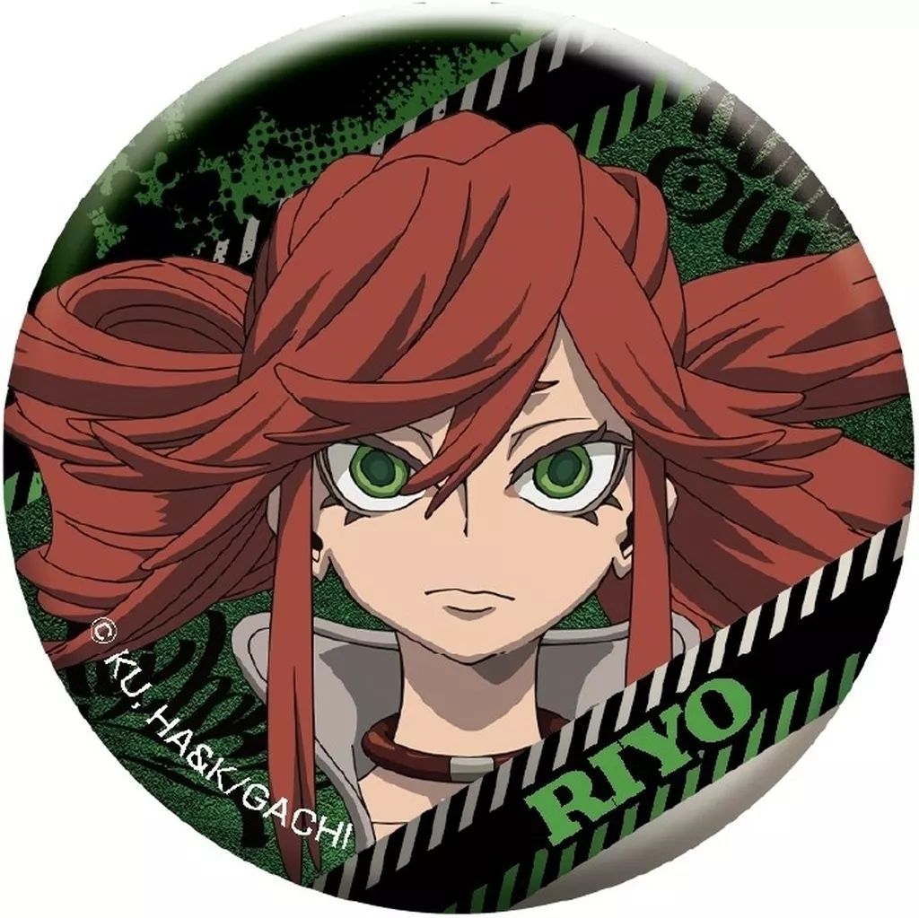 中古】バッジ・ビンズ リヨウ メタリック缶バッジ 「ガチアクタ