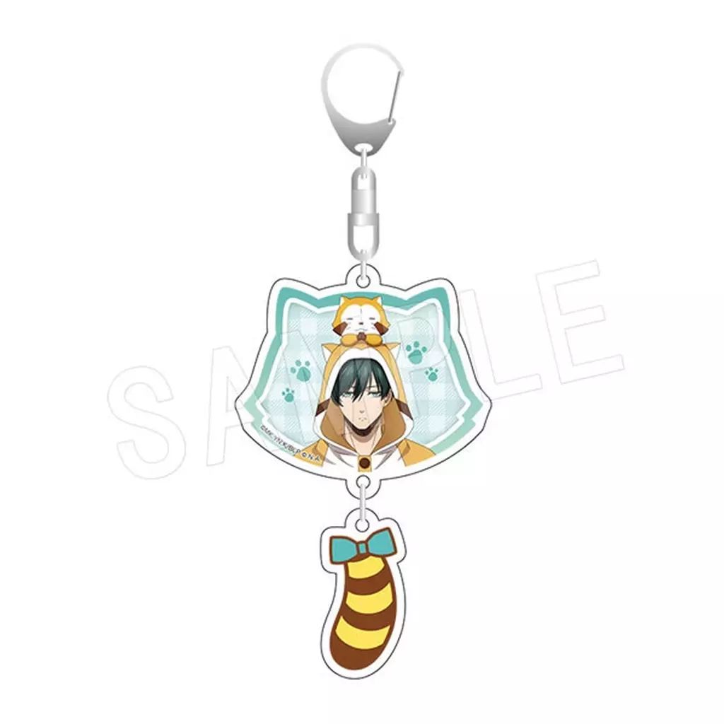 新品】キーホルダー [新品] 糸師凛 しっぽ付き2連アクリルキーホルダー