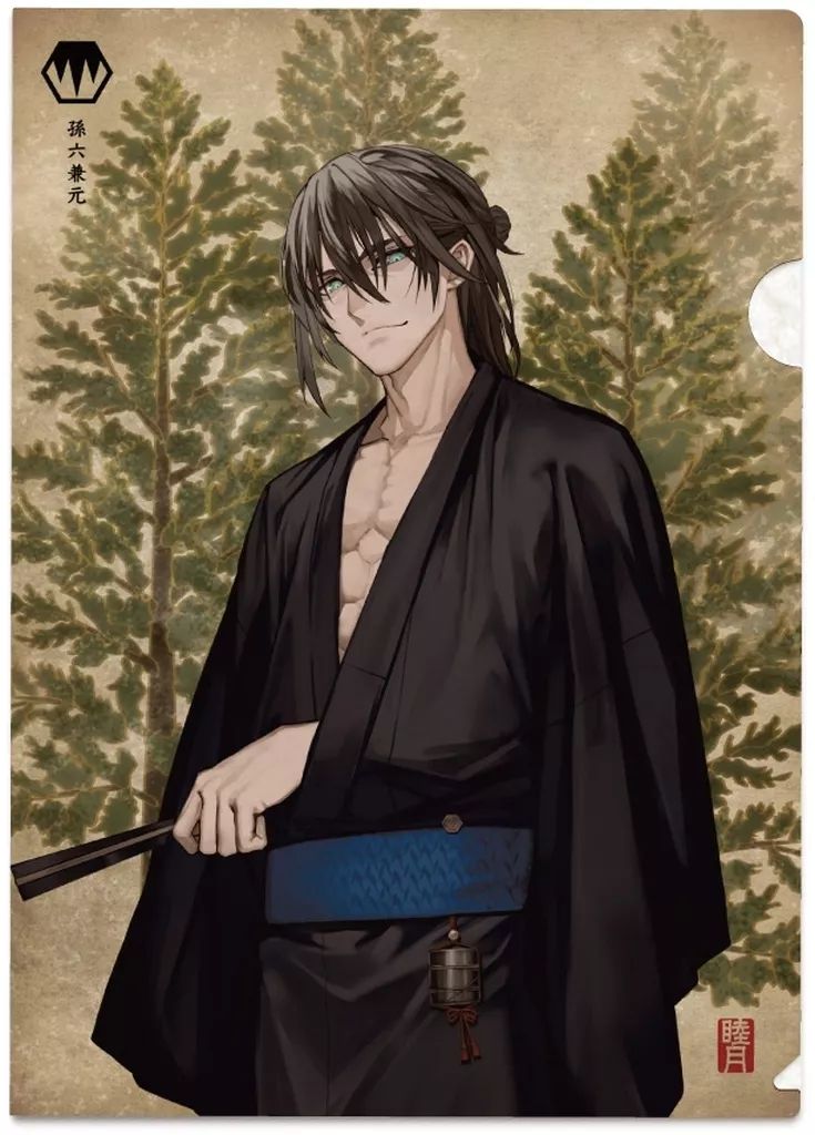 新品】クリアファイル 孫六兼元 華こよみ絵巻 第六弾 A4和紙クリア