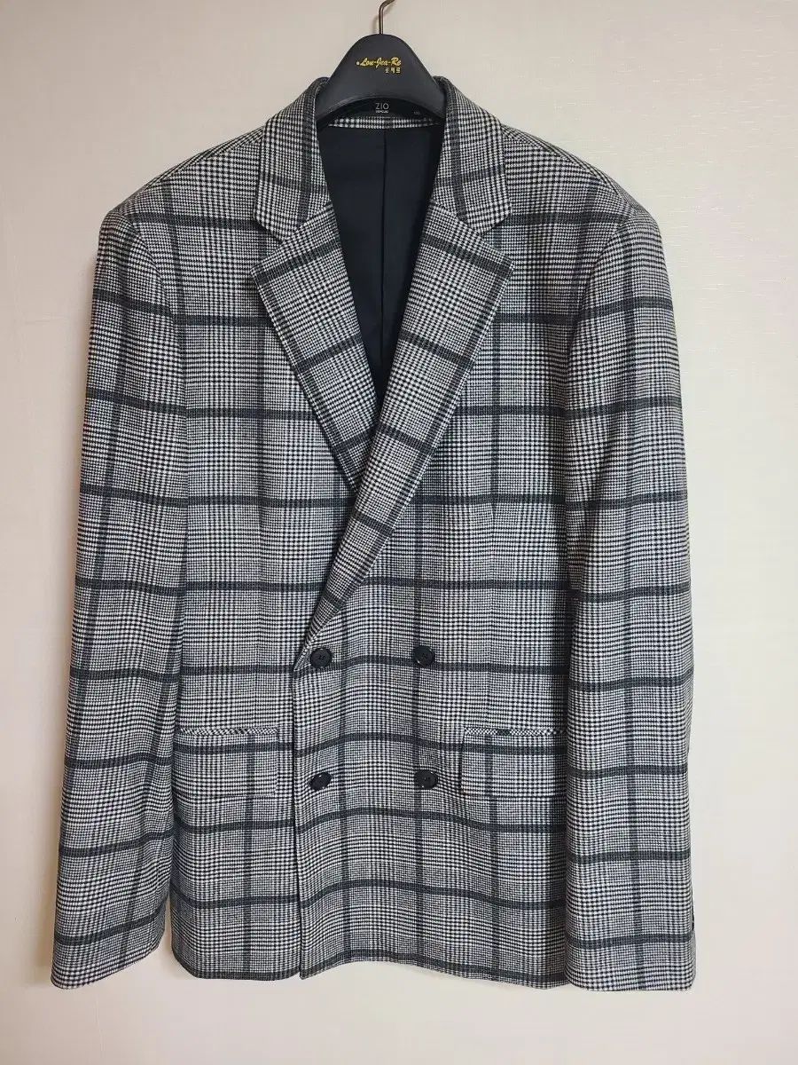 ZIOSONGZIO チェック ダブル ジャケット