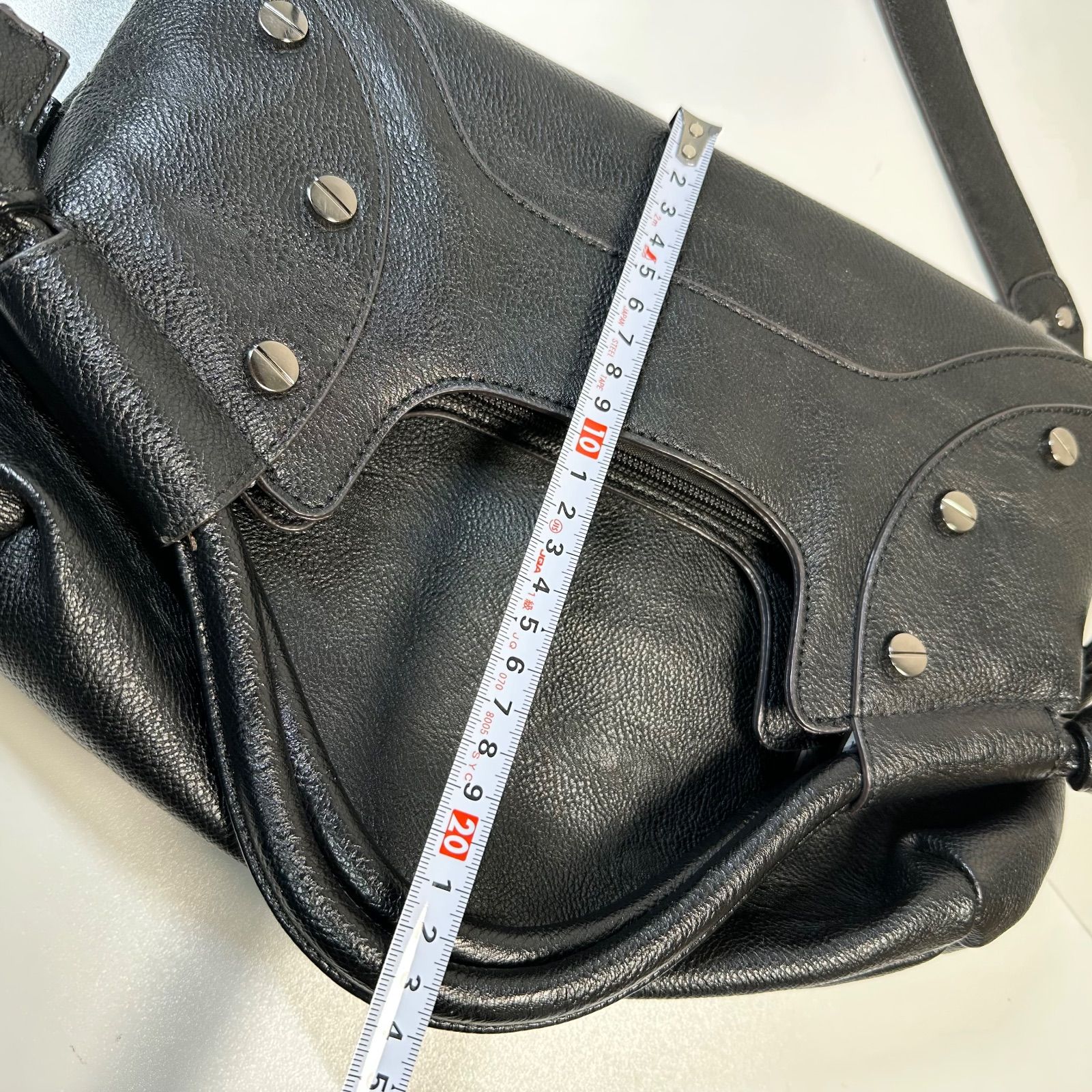 y2k archive レザー ショルダーバッグ ハンドバッグ 2way スタッズ