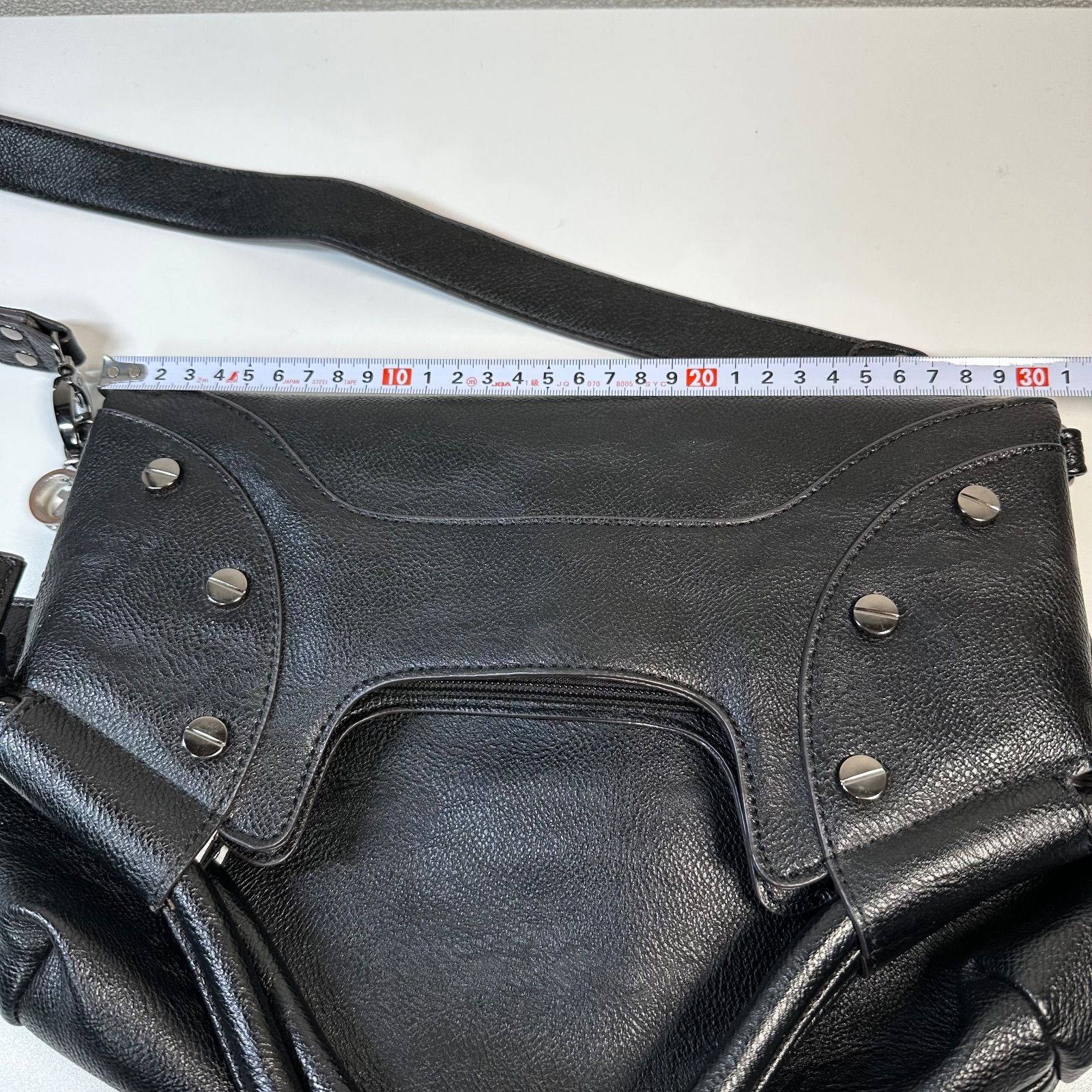 y2k archive レザー ショルダーバッグ ハンドバッグ 2way スタッズ