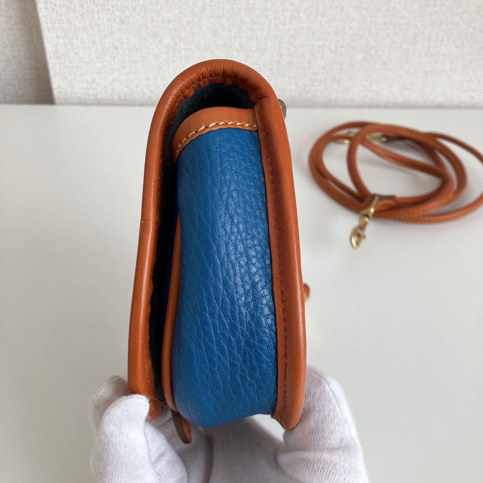 希少】 DOONEY&BOURKE ドゥーニー&バーク ミニ バッグ ブルー USA製 