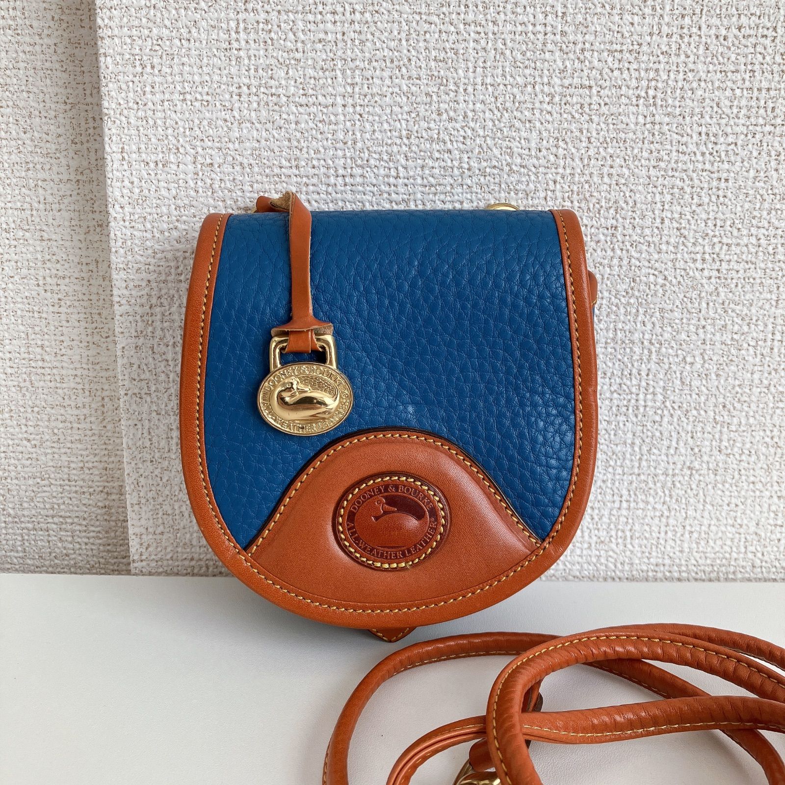 希少 ドゥーニー&バーク DOONEY&BOURKE レザー 本革 ライトブラウン系 