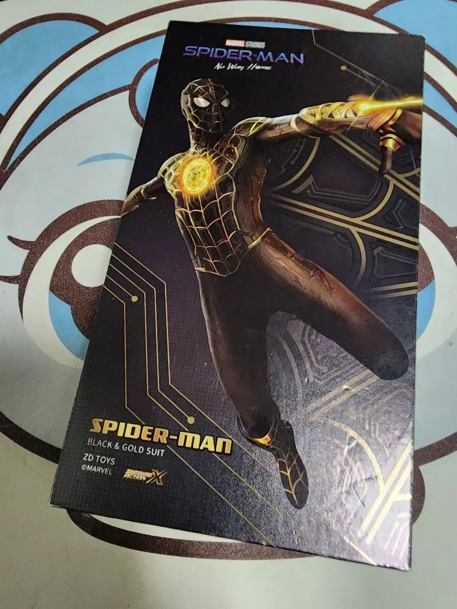 ZD toys スパイダーマン ブラック アンド GOLD スーツ ブラック