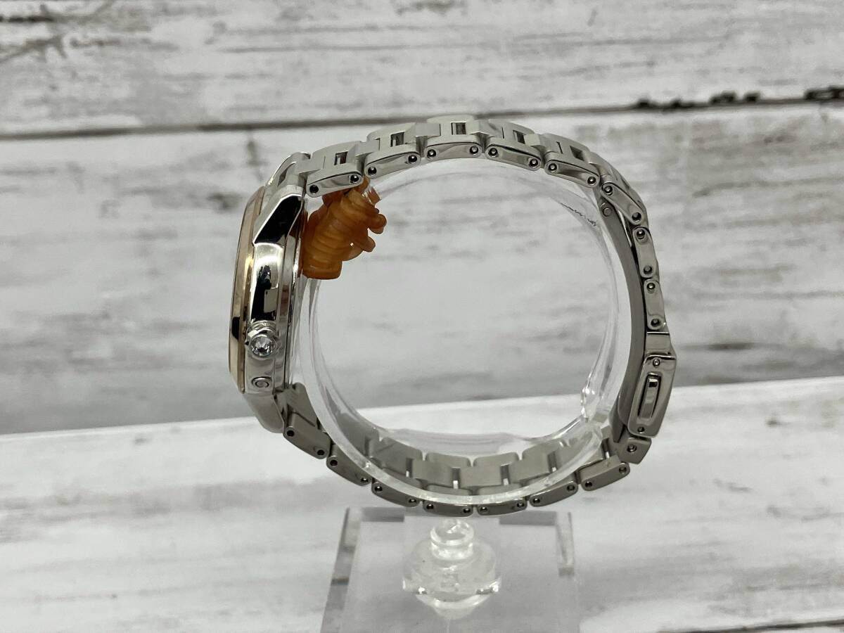 SEIKO LUKIA Grow 腕時計 SSVW 208 シルバー シャンパンゴールド 電波ソーラー