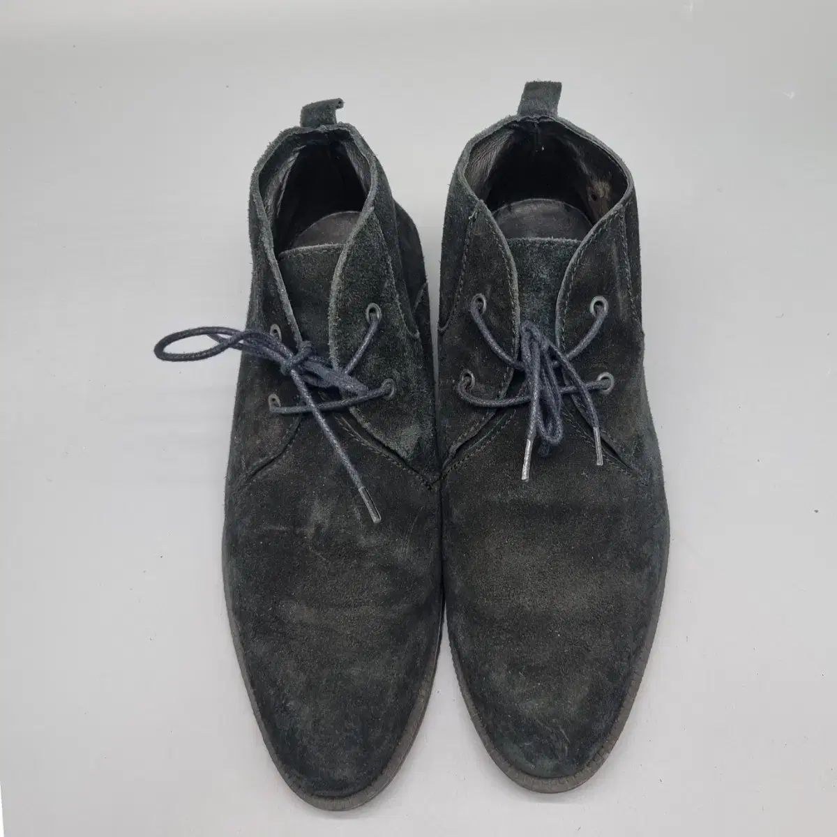 スウェードビーニー7 ブラック スウェード ブーツ 実物画像あり 実際サイズ280