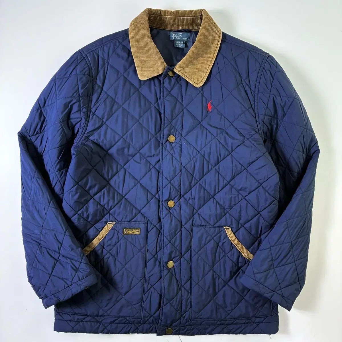 【即完売モデル】ラルフローレン☆刺繍キルティングジャケット コーデュロイ6970 即完売モデル】ラルフローレン☆刺繍キルティングジャケット