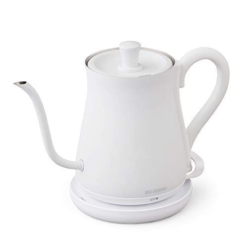 アイリスオーヤマ 電気ケトル ドリップ式 600 ml アンティーク調 ホワイト IKE C W 節電対策po 1 ef 17 f 52