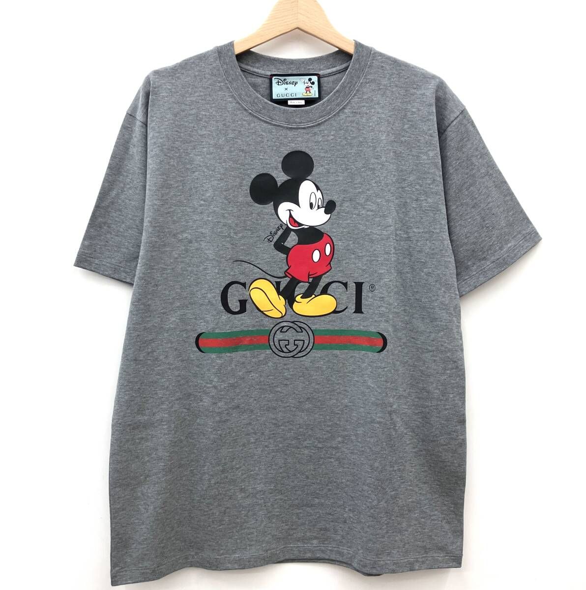 GUCCI グッチ 半袖Tシャツ グレー ディズニーコラボ 洋服 Disney×GUCCI