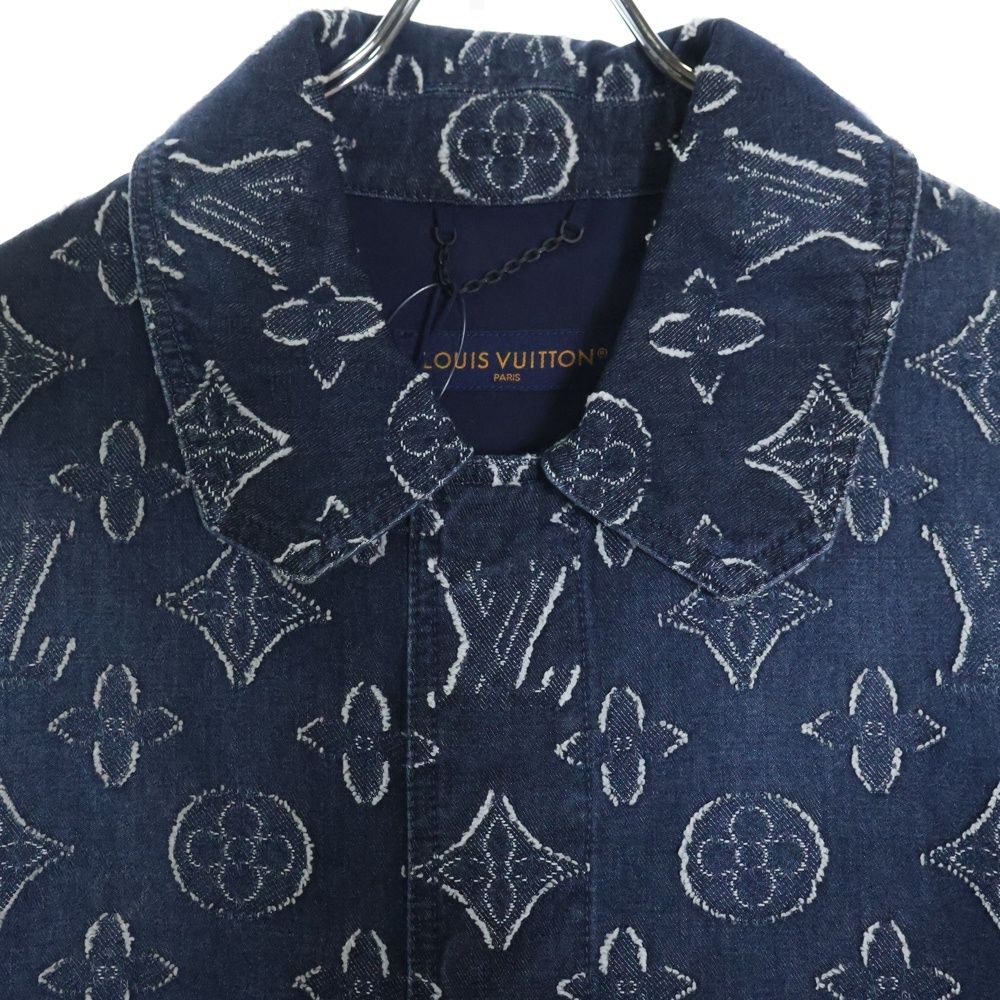 LOUIS VUITTON (ルイヴィトン) 23AW モノグラム 半袖デニムシャツ