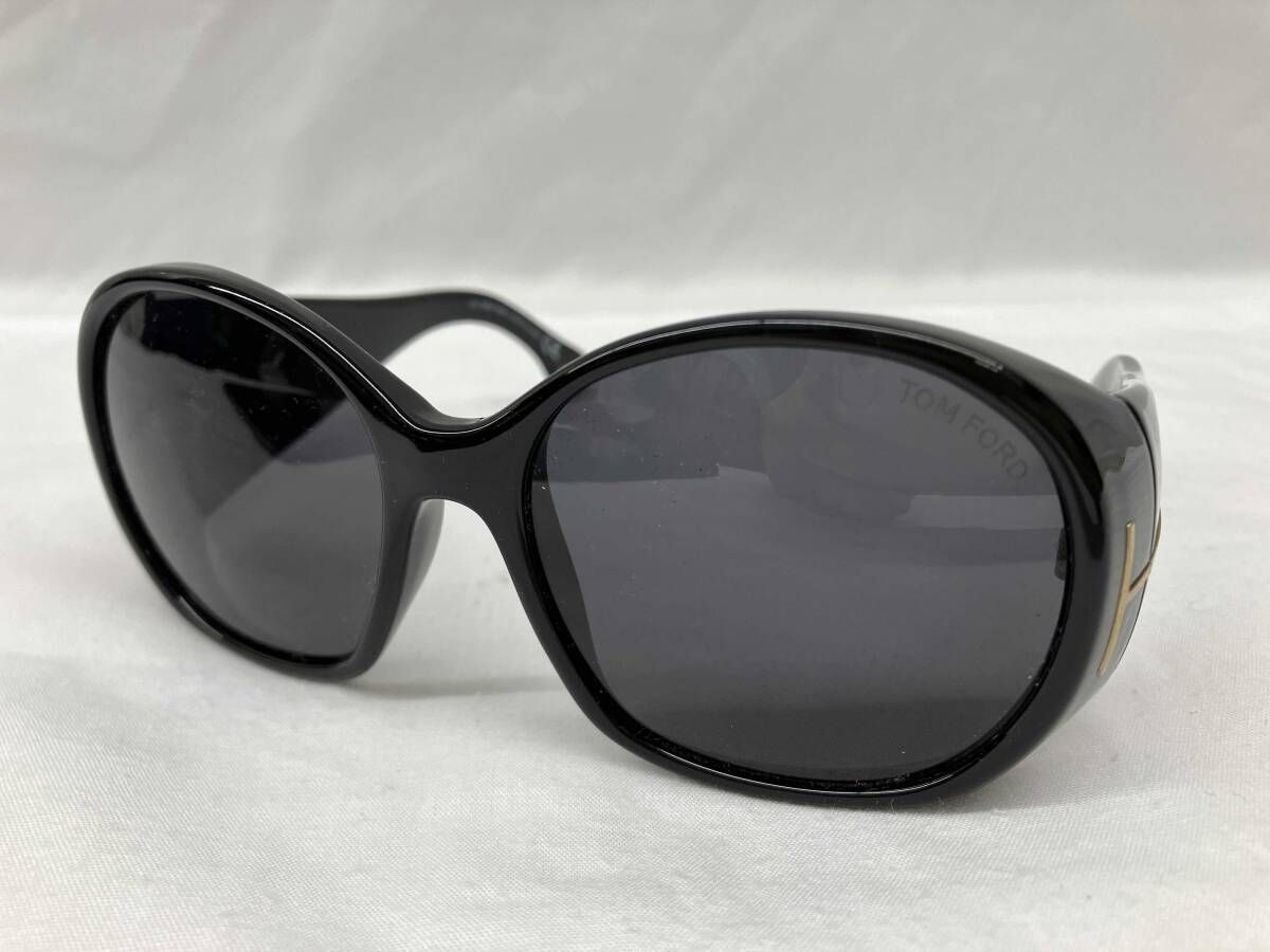 TOM FORDトムフォード サングラス メガネ Lara ララ TF 66 B 5 54⬜︎16 125 made in italy ブラック
