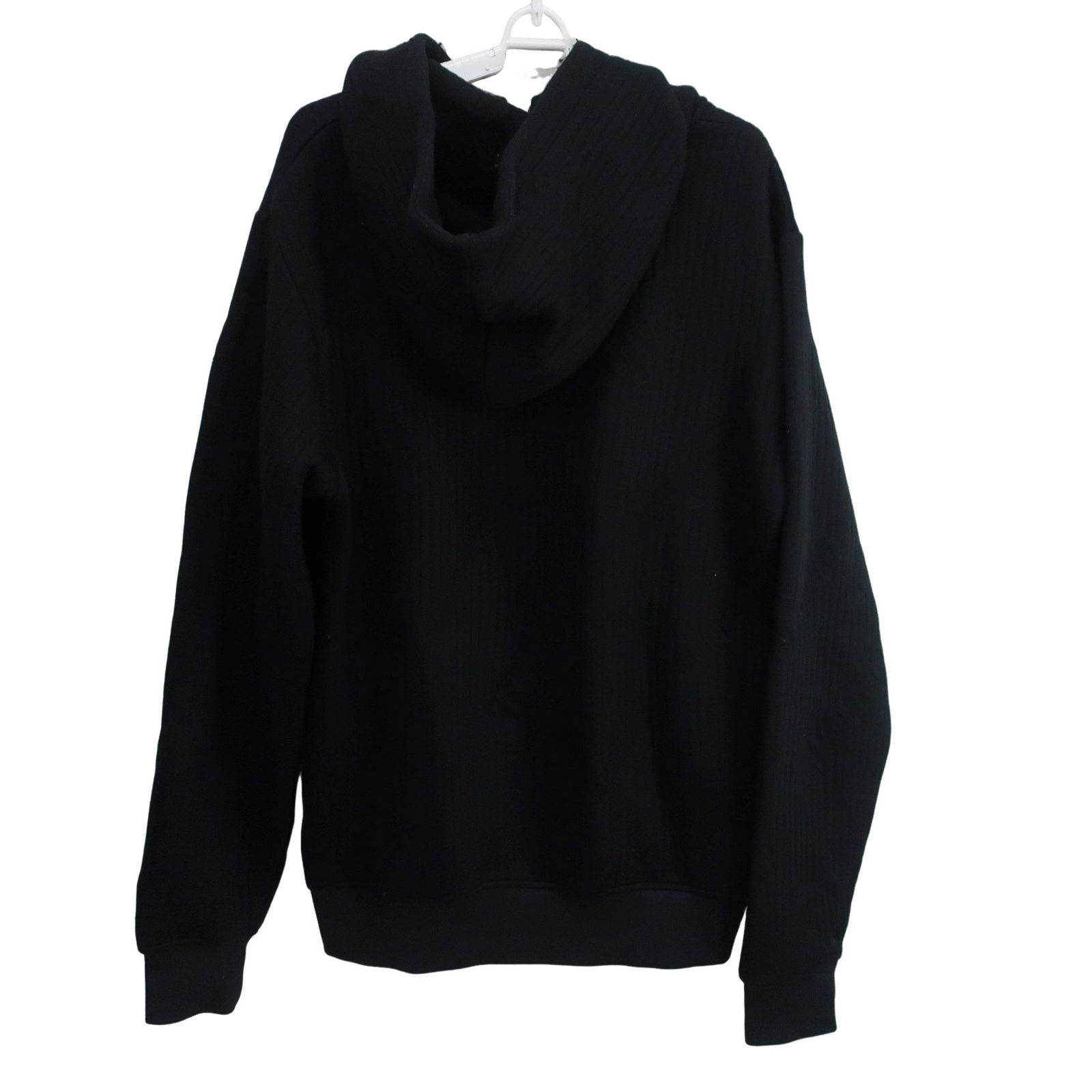 『ラッセルノ』Russeluno パーカー ブラック ゴルフウェア 美品】ラッセルノ ジップパーカー 黒×白 ルチャマスク 袖異素材ライン