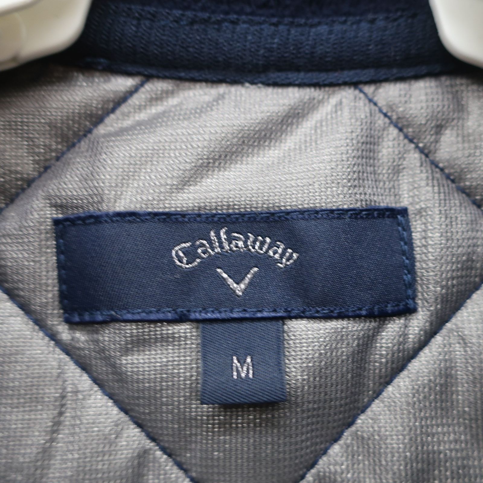 美品】Callaway(キャロウェイ) ダウンベスト ネイビー メンズ M