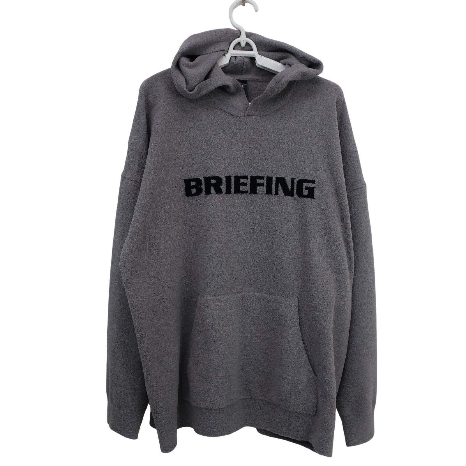 ブリーフィング ボアパーカー グレー メンズ L ゴルフウェア 2512 0987