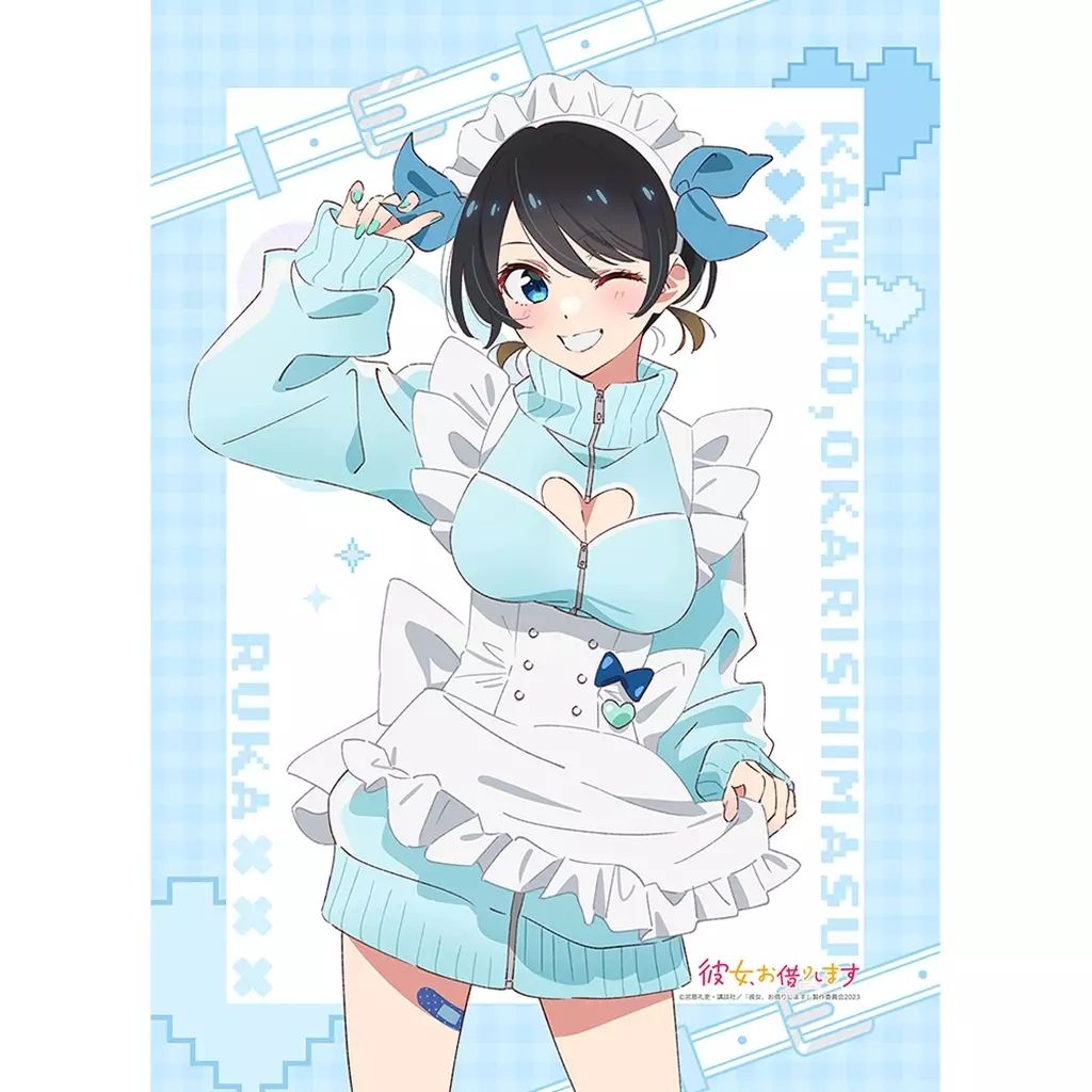 新品】タペストリー [新品] 更科瑠夏(ジャージメイド) 描き下ろしB2