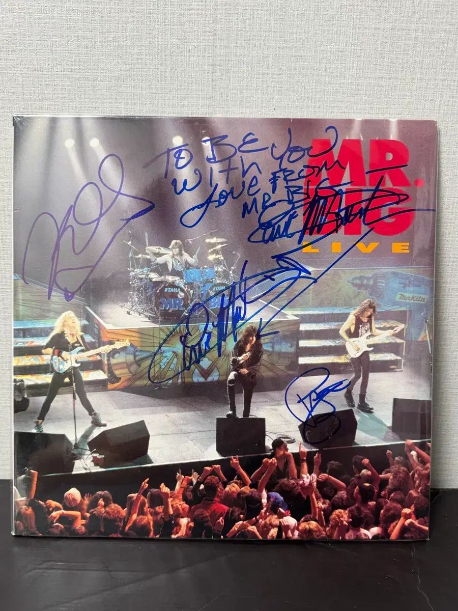 ミスター ビッグ サイン入り サイン lp