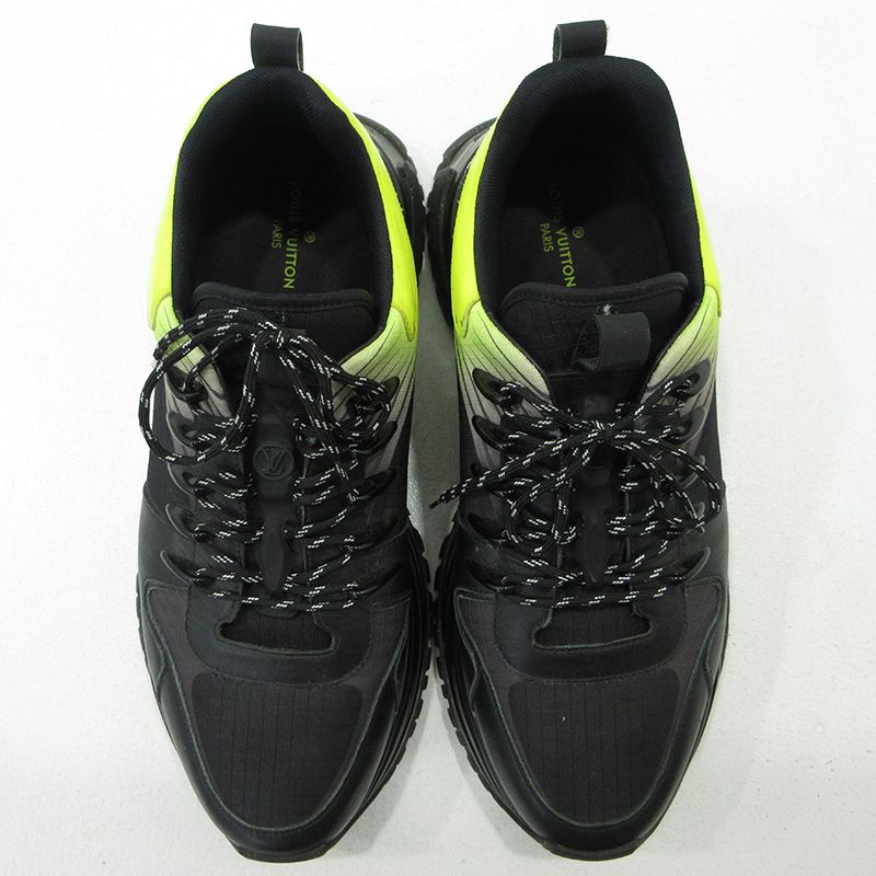 LOUIS VUITTON ルイ ヴィトン スニーカー ランウェイパルスライン 1 A 4 K 49 カラー ブラック イエロー サイズ 7 2 135