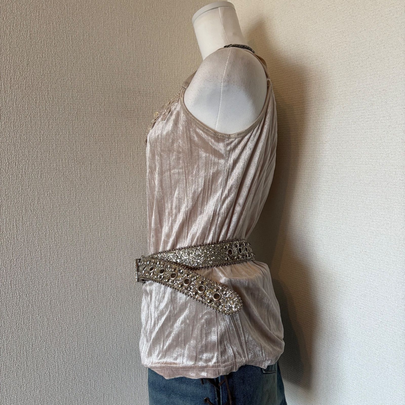 y2k 00s archive グランジ 森ガールキャミ L 平成ギャルgeek - メルカリ