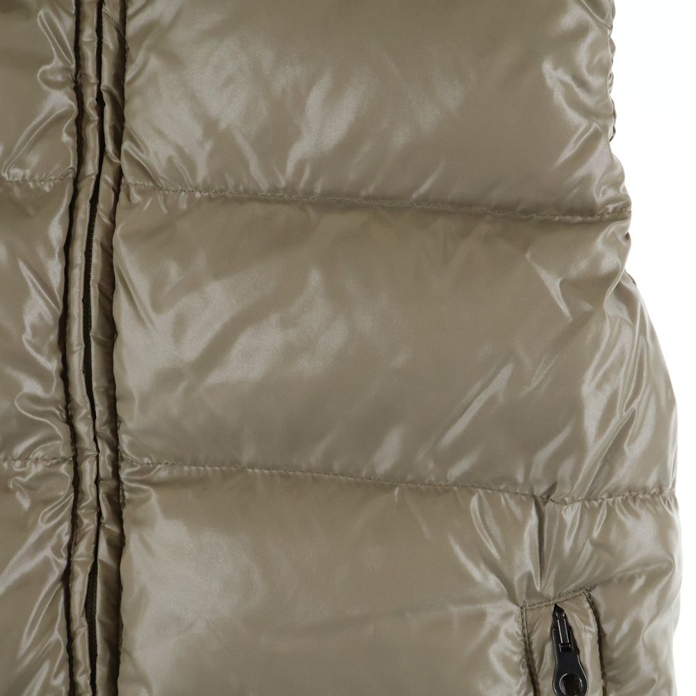 DUVETICA (デュベティカ) Goccia ファー付き ダウンベスト ブラウン