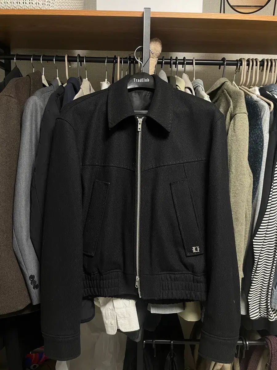 エルムード アイコニック ウール ブルゾン ジャケット カシミアO