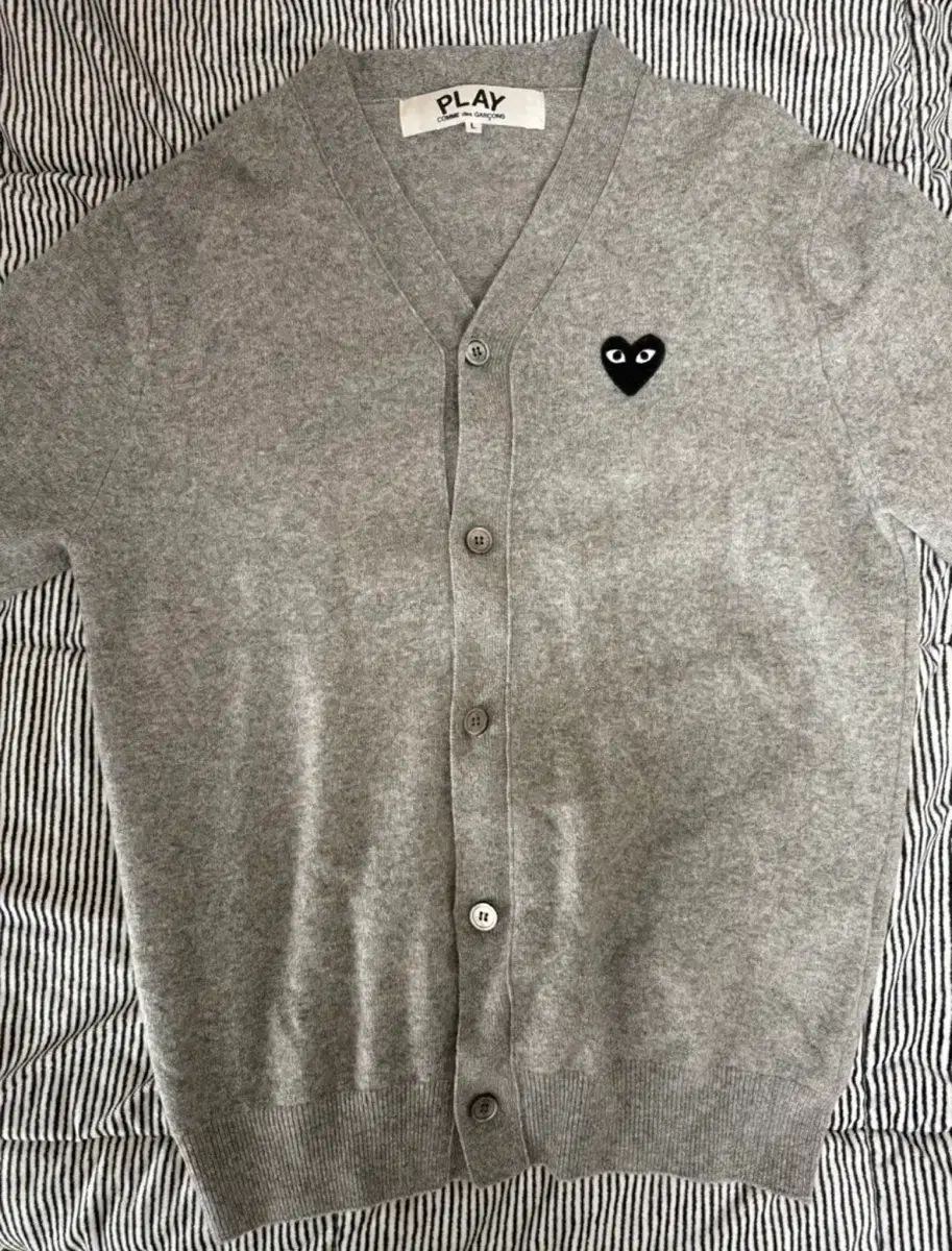 COMME des GARCONS コム デ ギャルソン カーディガン ブラック ロゴ