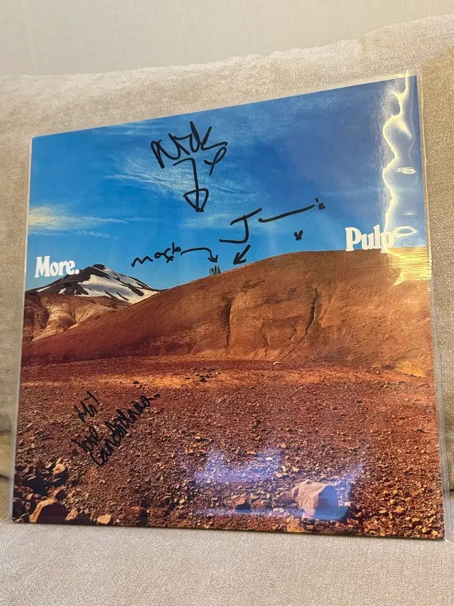 ブリットポップ 4 大川王 パルプ pulp MORE サイン入り サイン lp