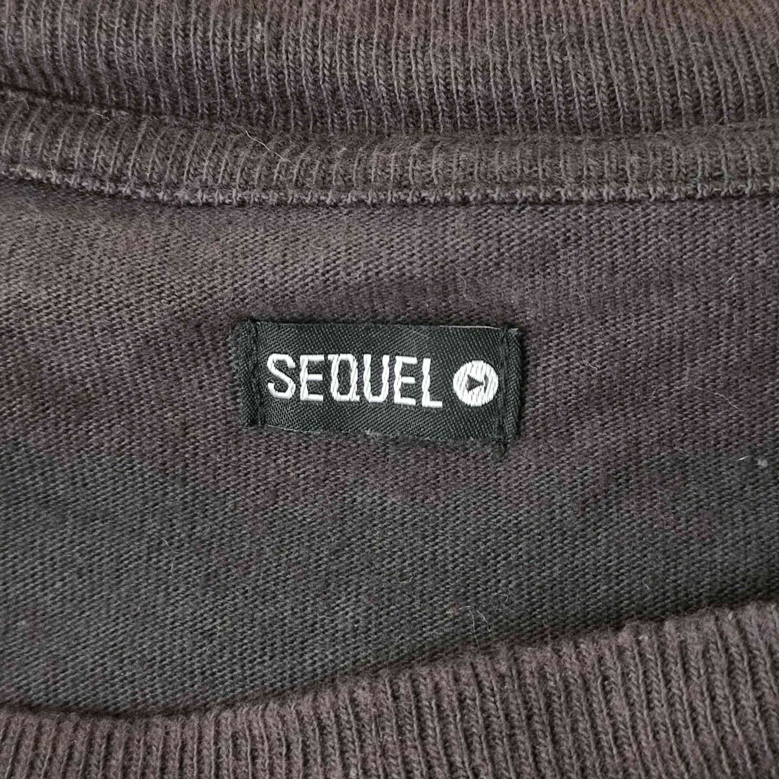 シークエル SEQUEL プリントS/Sカットソー フェード加工 メンズ JPN