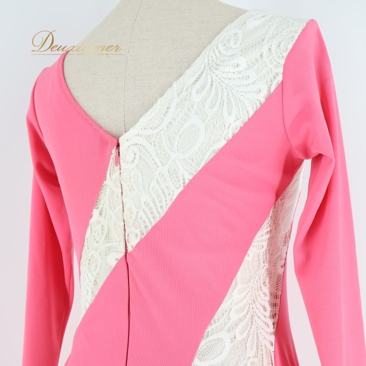 SORELI ソレリ 高級 社交ダンス 衣装 ドレス ワンピース 花柄 ピンク 社交ダンス 衣装 ワンピース ドレス ピンク レース パーティドレス