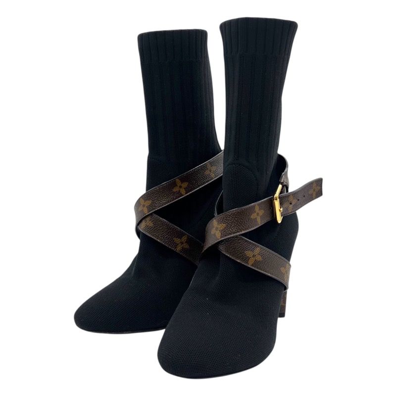 ルイ・ヴィトン LOUIS VUITTON シルエットライン モノグラムソックス