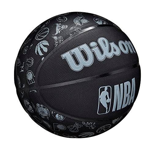 Wilson ウイルソン バスケットボール NBA ALL TEAM BSKT 7号球 オール チーム メンズ 7号 直径約24 5 cm BLACKpo c 2168 a 39