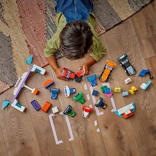 レゴ LEGO デュプロ デュプロのまち F 1 レースカーとドライバー おもちゃ 玩具 プレゼント ブロック 知育男の子 女の子 子供 1歳半 2歳 4歳 幼児 ごっこ遊び おままごと 乗り物 車 ミニカー 10445 po 7 bcaf 478