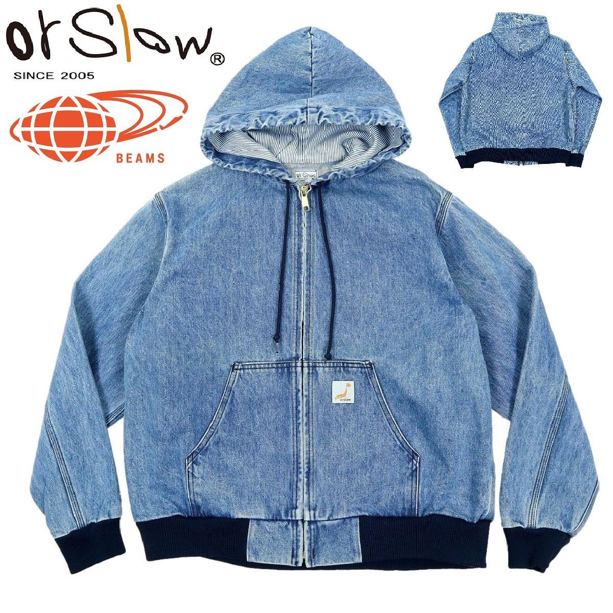 B3615】【美品】orSlow×BEAMS オアスロウ ビームス デニムジャケット 