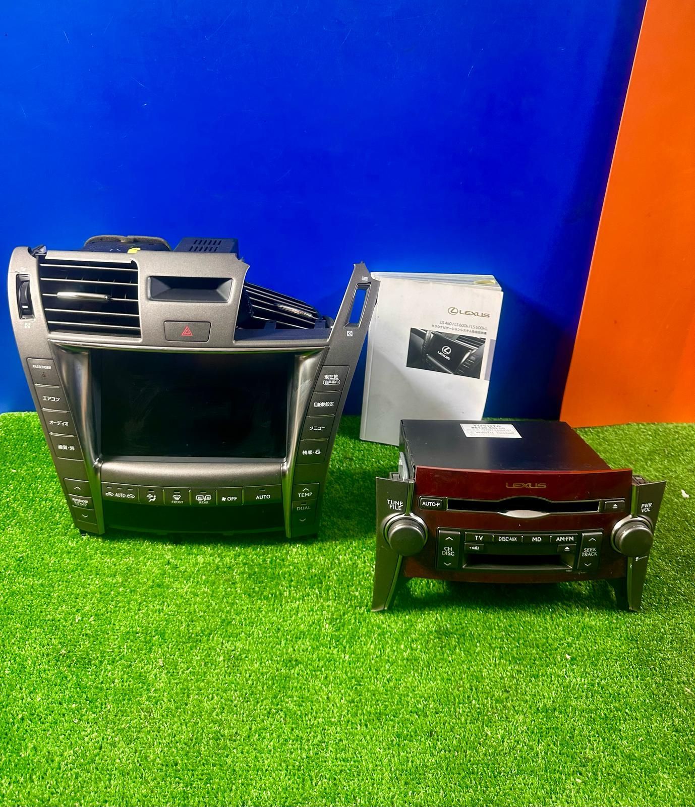 ZT 2822 レクサス USF 40 LS 460 H 22年 トヨタナビ 86430 50062 エアコン破損 地図 2010年 CD MDプレーヤー 86120 50 L 00 ブック